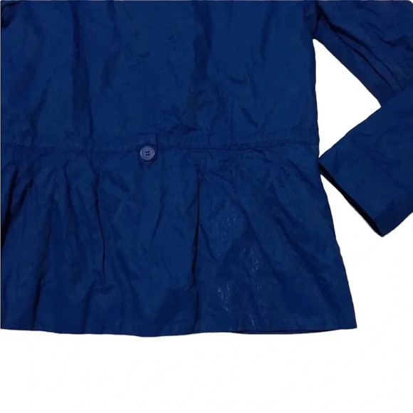 Chico’s Blue Lightweight Button Jacket 1 (Flawed) - Picture 5 of 8